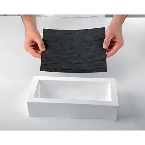 Silikomart TEX01 Silicone Texture Mat, Wood Design