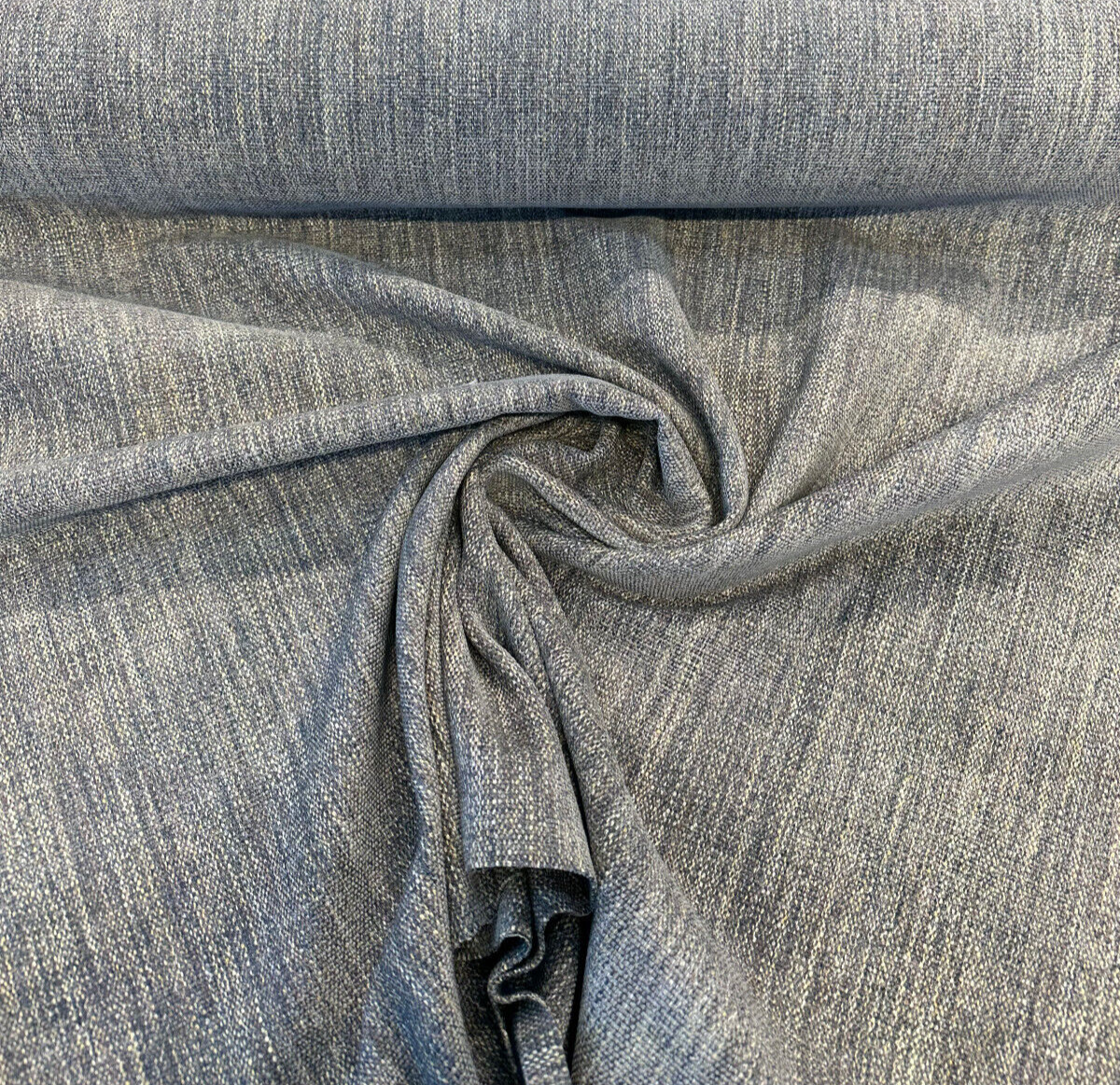 Bolzano Chenille Tweed Upholstery Fabric - Pepper, 56" Width (1 Yard)