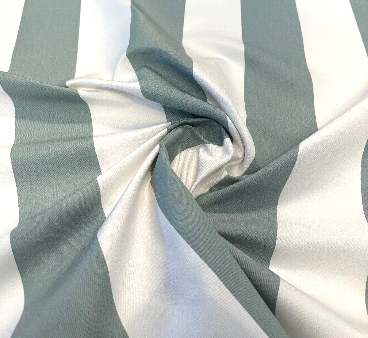Explorer Sunbrella Acrylic Fabric - Spa Blue Stripe, 54" Width (By The Yard)