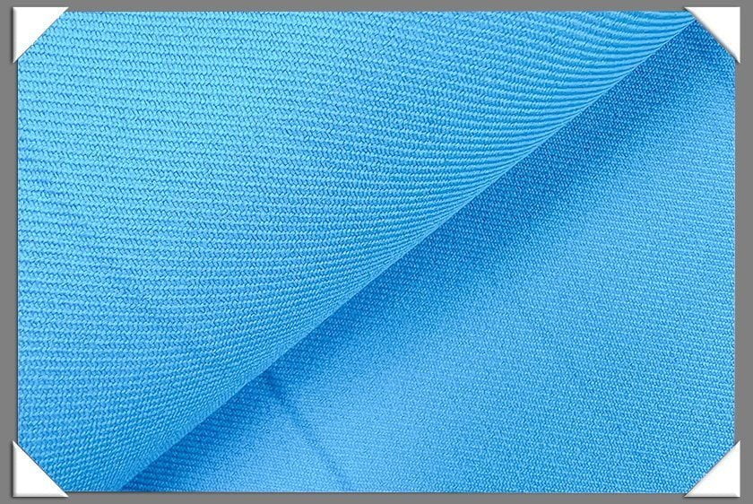 Light Blue Vegan Gabardine Polyester Gabardine Fabric - Light Blue, 60" Width
