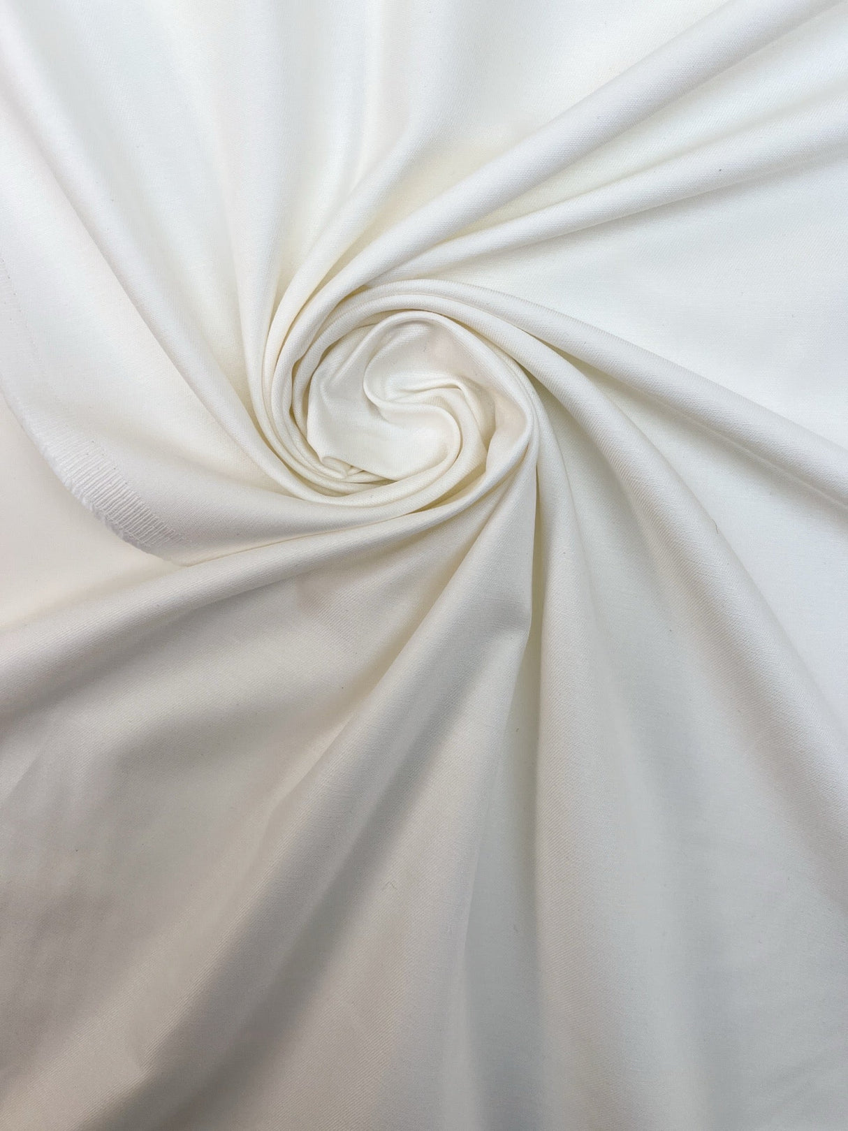 Cotton Plain Weave White Casualwear Fabric