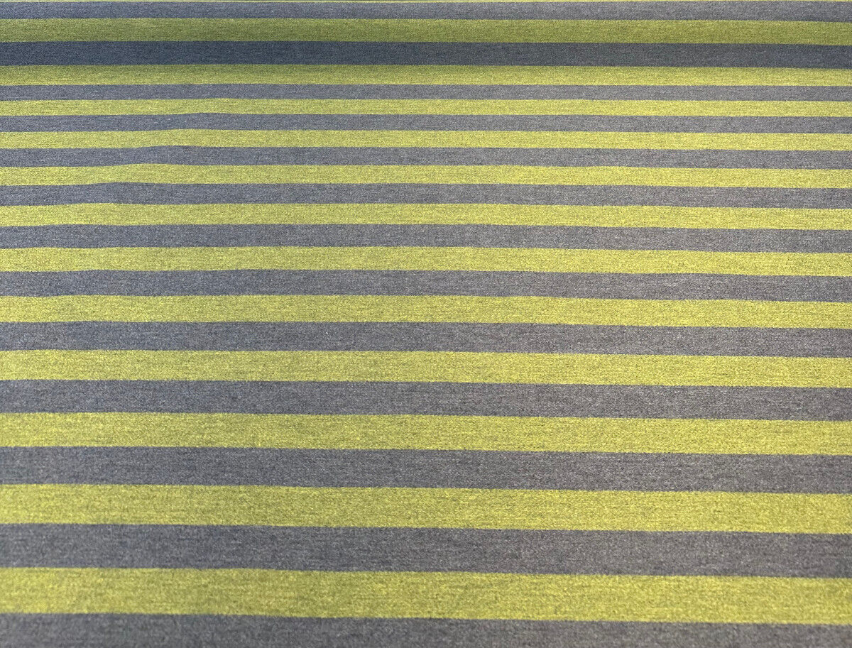 Shout Solution Dyed Acrylic Fabric - Leaf Green Stripe, 54" Width (1 Yard)