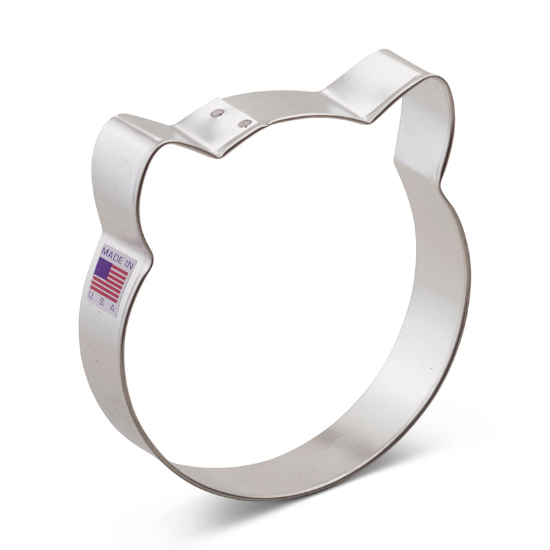 Ann Clark Cat Face Cookie Cutter – 3.5 Inch