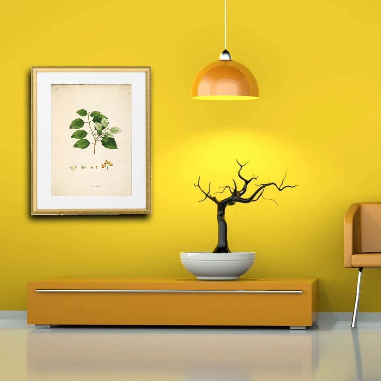 Gold Frame with Mount, 16x20" – Easy No-Nail Hanging, Horizontal or Vertical!