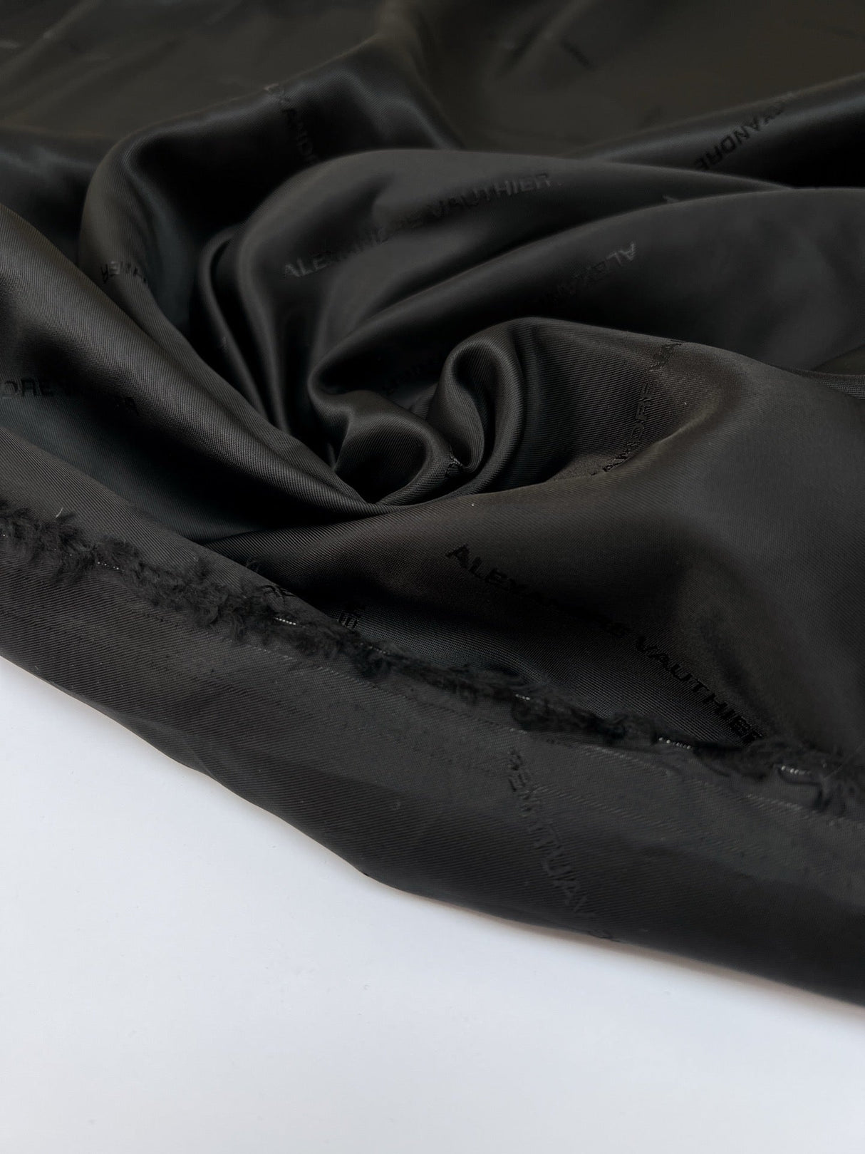 Black Viscose Lining Twill