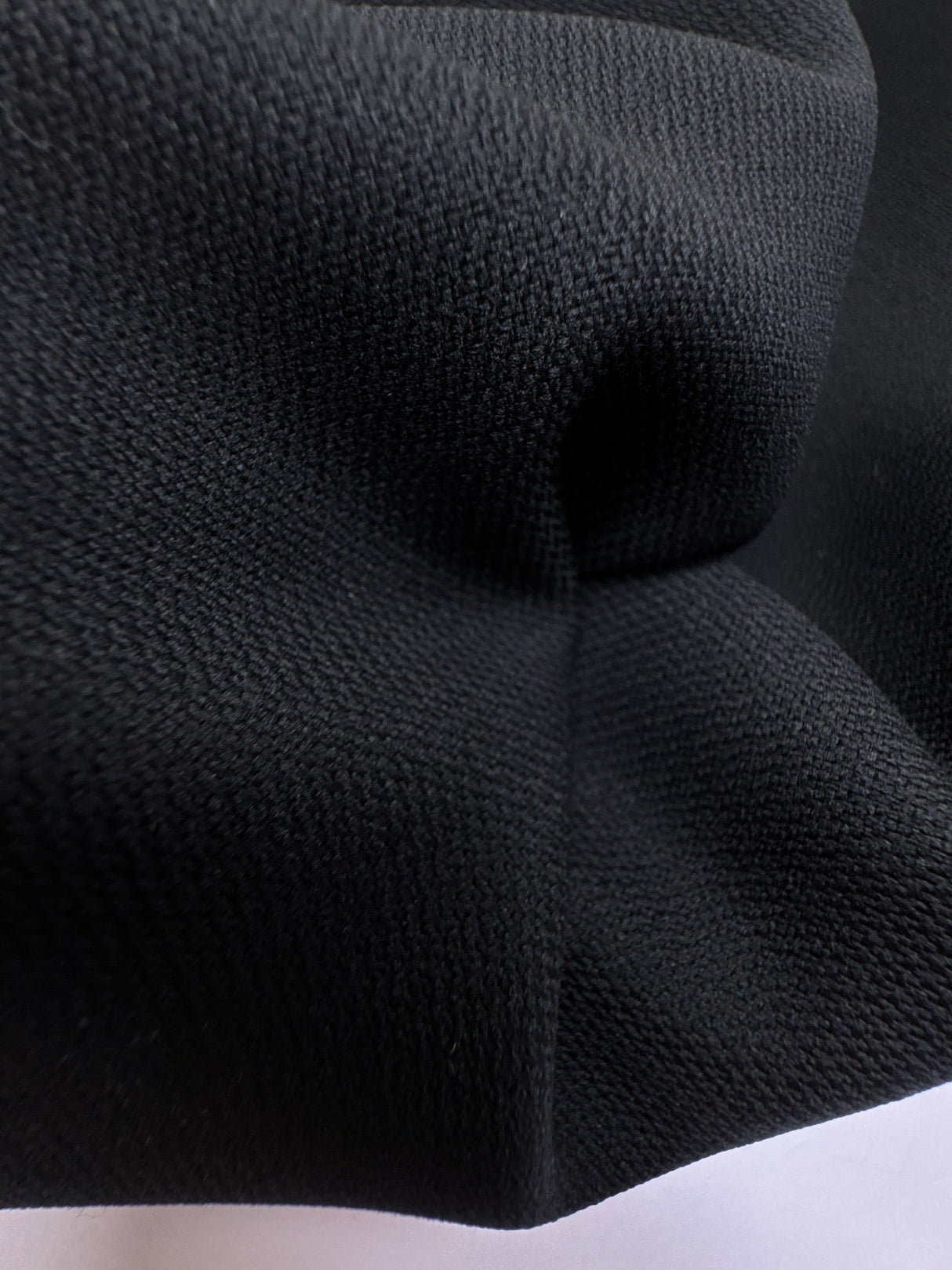 Black Bonded Acetate Polyester Viscose Woven