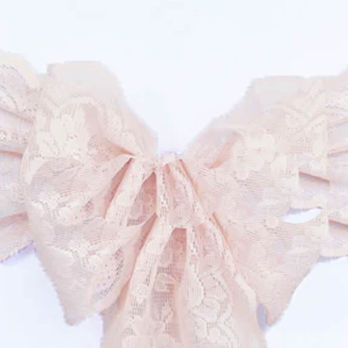 10 Pieces Blush Pink Caspari Lace Chair Sashes Elegant Wedding Decor 9" x 108"