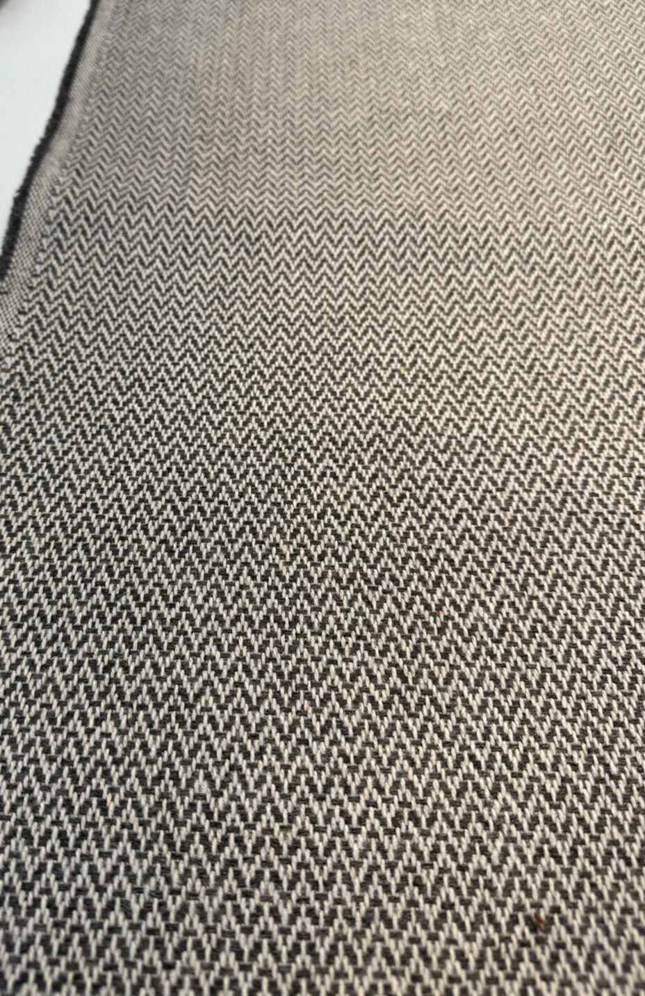 Sunbrella Chevron Sierra Coal Solution-Dyed Acrylic Fabric - Coal Chevron, 54" Width (1 Yard)