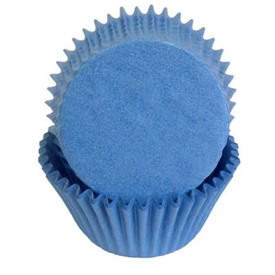 Light Blue Standard Size Paper Baking Cups - 100 Count