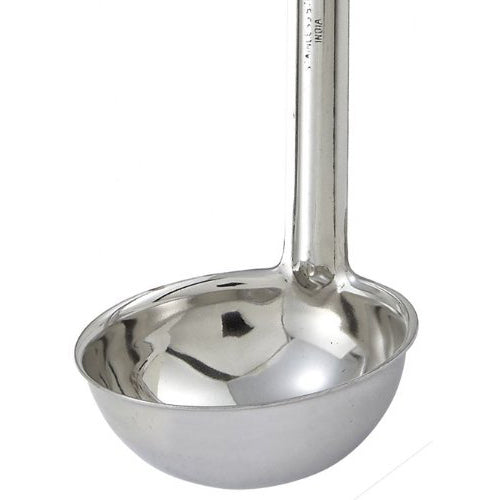 Winco 1-Piece Stainless Steel Ladle, 8 Ounce