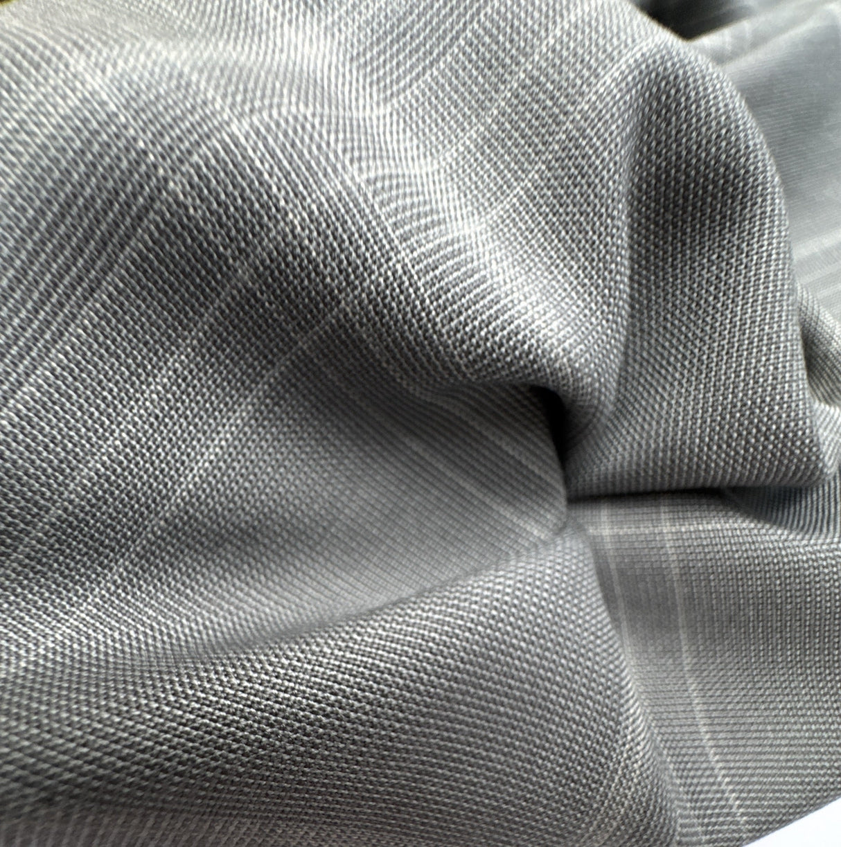 Viscose Woven Checked Gray