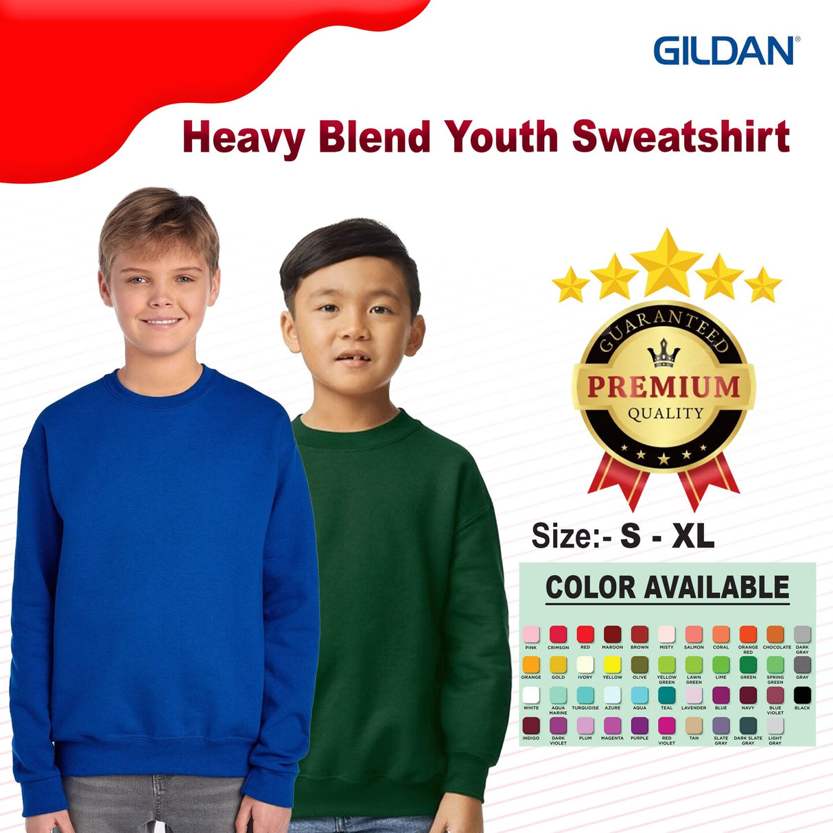 Gildan® Heavy Blend Youth Sweatshirt