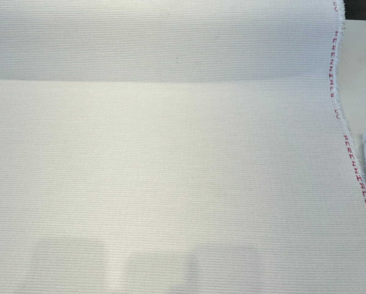 Hurly Burly Blanca White Outdoor Upholstery Fabric - White, 54" Width (By The Yard)