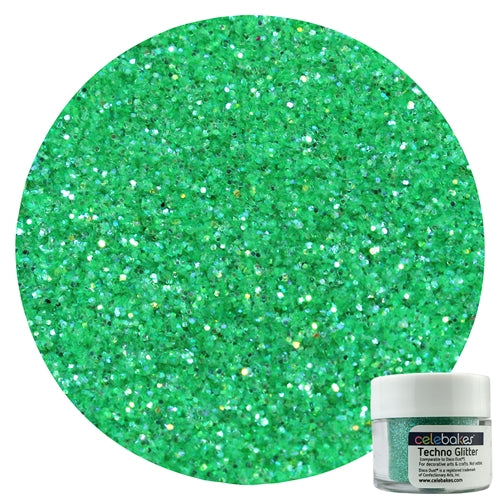 Emerald Green Techno Glitter