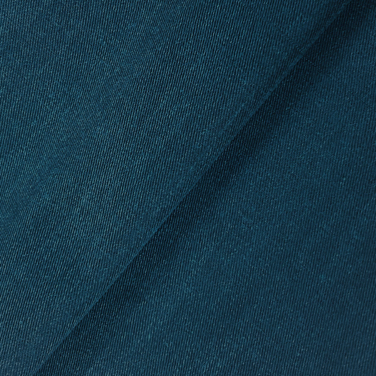 Medium Blue Gabardine Wool Blend Fabric - Machine Washable, 58/60" Width