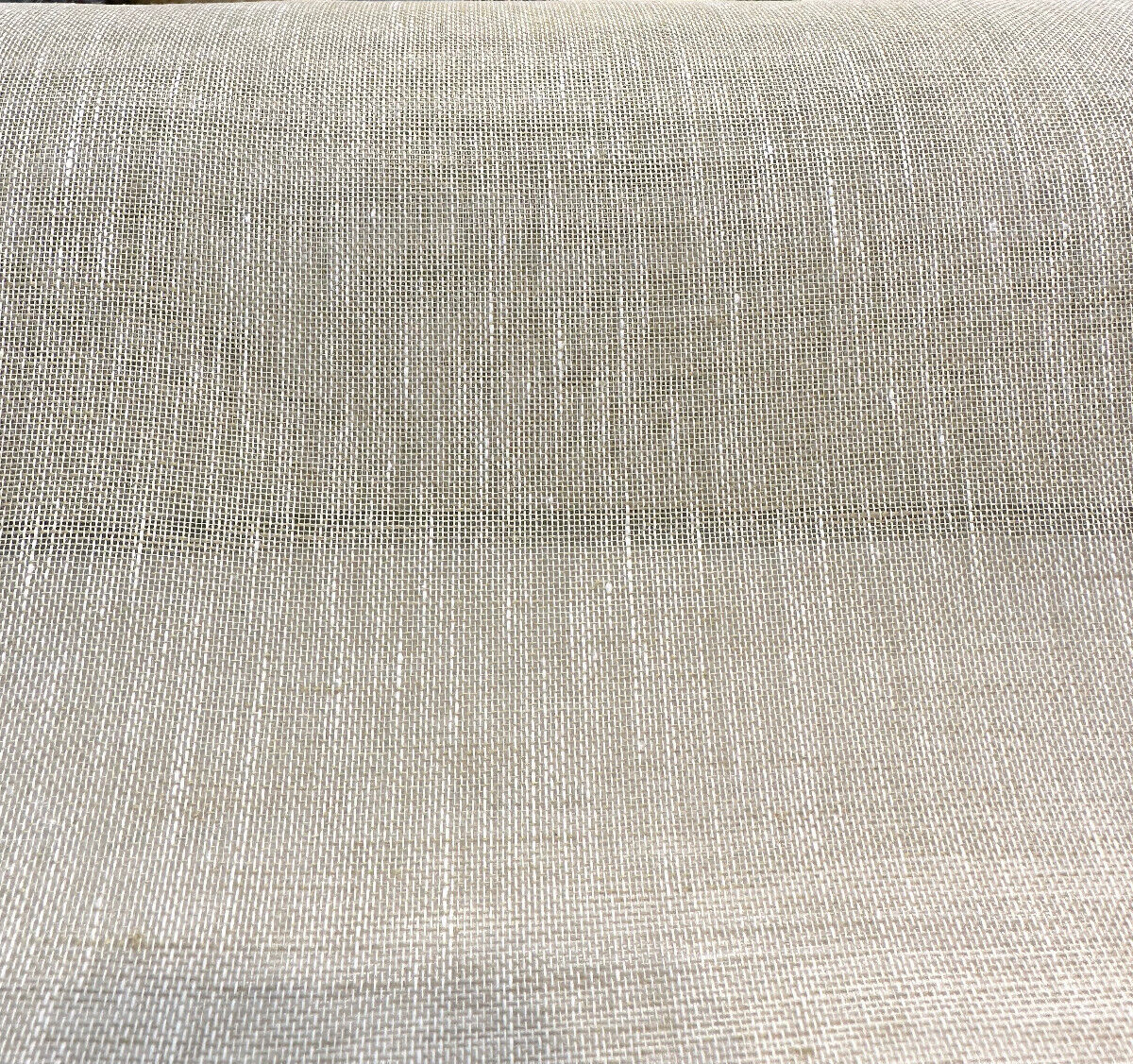 Belgian Linen Sheer Fabric - Ecru Solid, 59" Width (1 Yard)