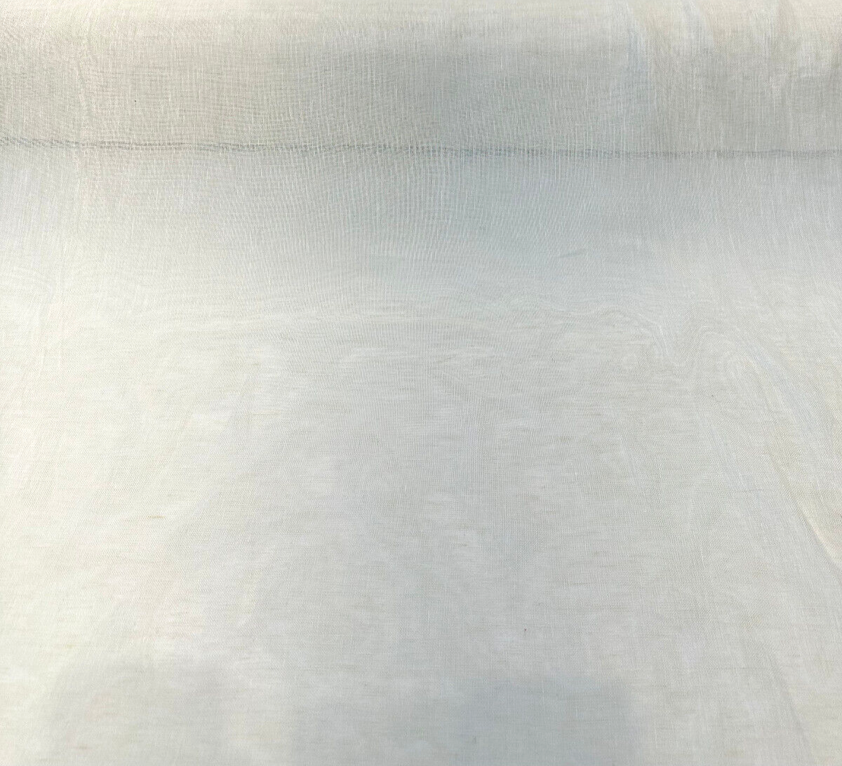 Belgian Linen Sheer Fabric - Bone Beige Solid, 59" Width (By The Yard)