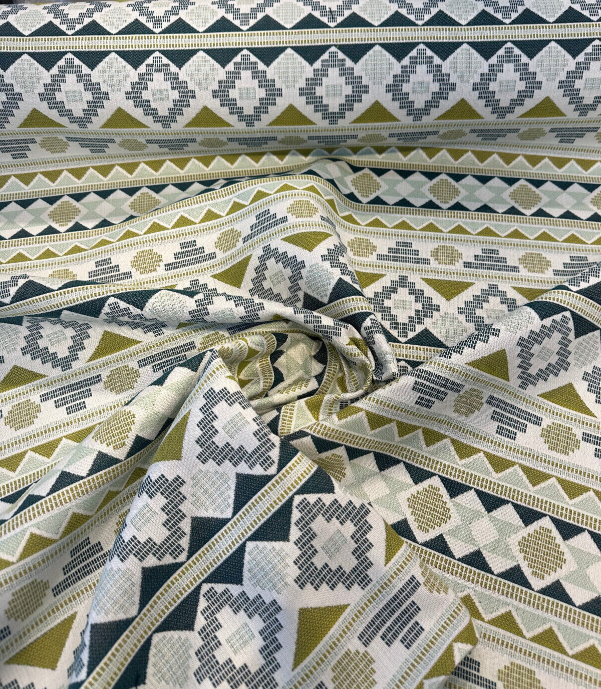 Sunbrella Inca Lime Jacquard Acrylic Fabric - Lime Jacquard, 54" Width (1 Yard)