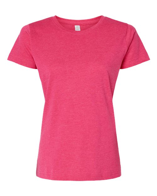 Women's Short Sleeve Crewneck Fine Jersey Tee