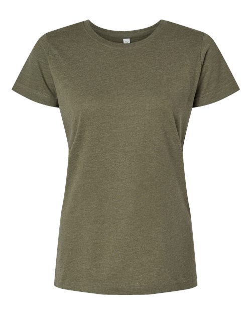 Women's Short Sleeve Crewneck Fine Jersey Tee