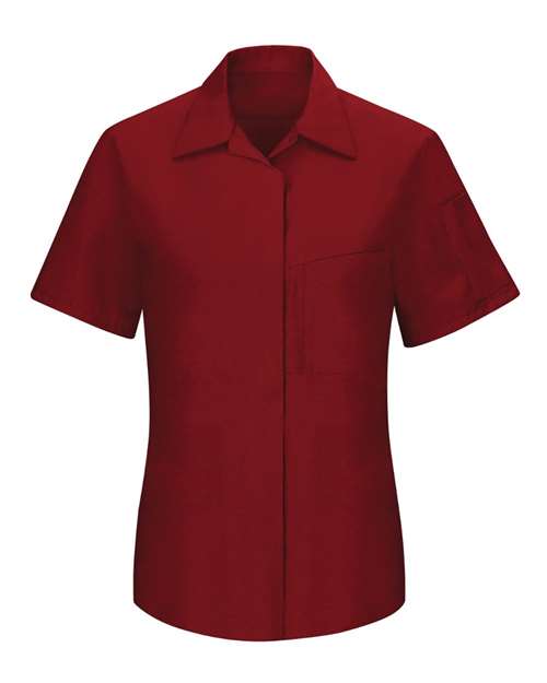 Women's Performance Plus Short Sleeve Shop Shirt with OilBlok Technology