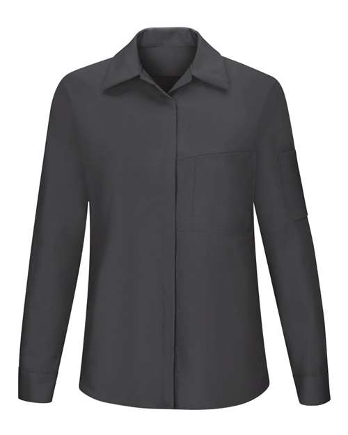 Red Kap Women's Performance Plus Long Sleeve Shop Shirt with OilBlok Technology