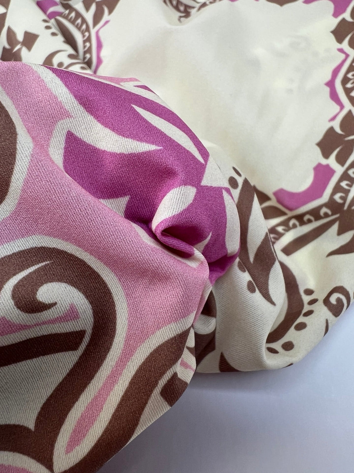 Polyamide Elastane Knitted Fabric Printed Geometric