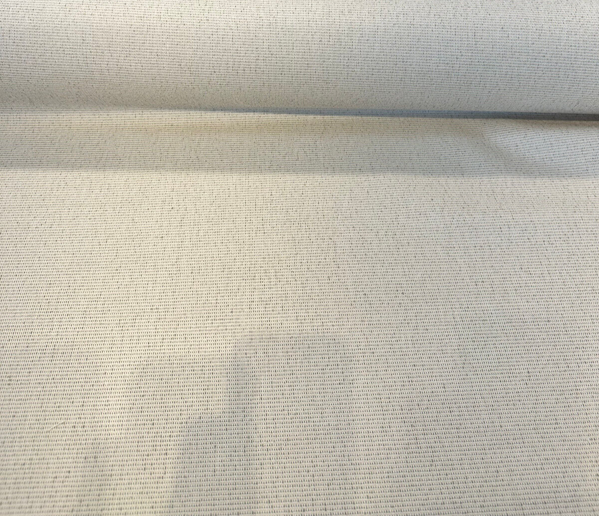 Sunbrella Vintage Slub Solution Dyed Acrylic Fabric - Sand With Green Specs, Flat Weave, 57" Width (1 Yard)