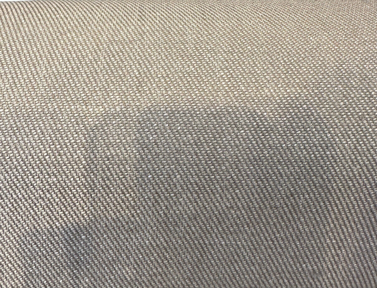 Belgian Dove Linen Cane Linen Fabric - Cane Dark Tan, 64" Width (1 Yard)