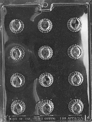Round Traditional Chocolate Mold - LPAO076