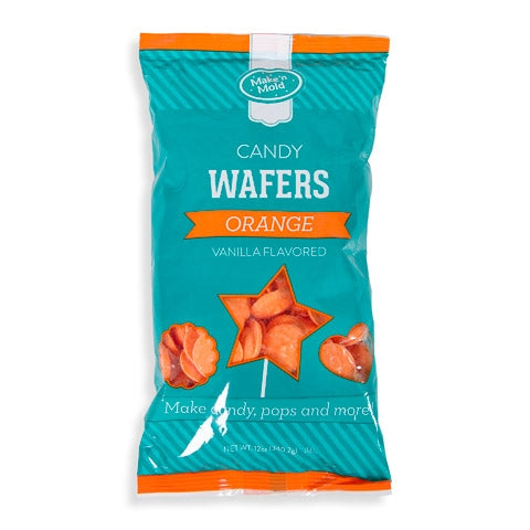 Make'n Mold Orange Vanilla Flavored Candy Wafers - 12 Ounce Bag