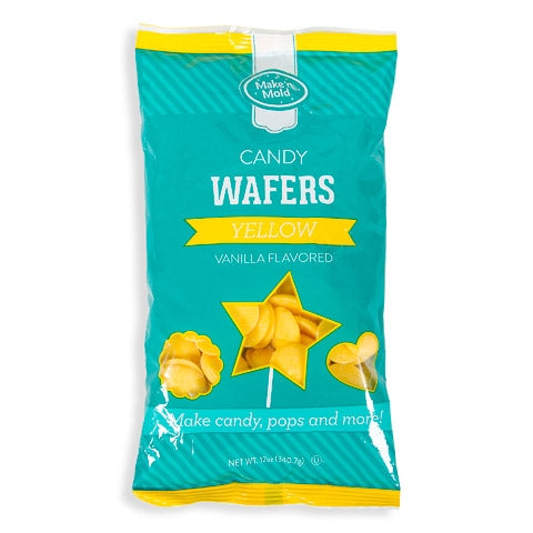 Make'n Mold Yellow Vanilla Flavored Candy Wafers - 12 Ounce Bag
