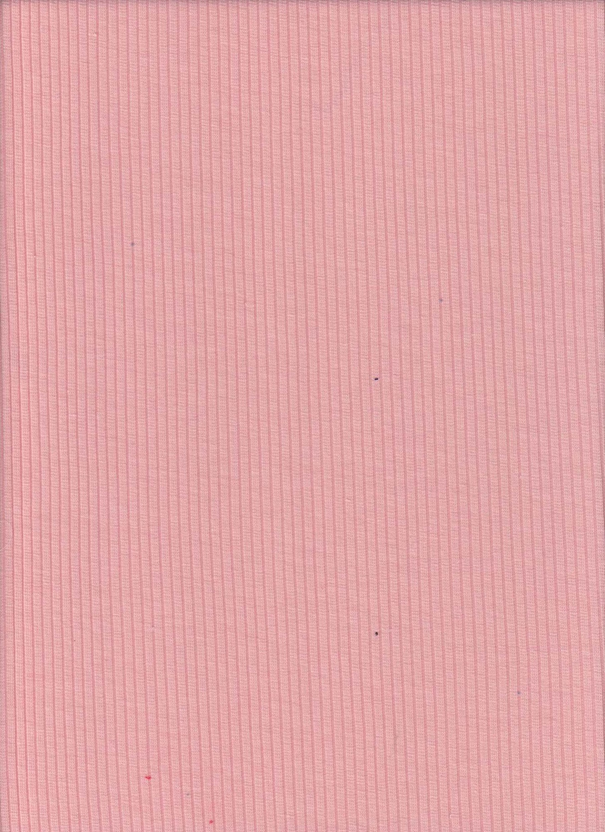 Rib Solid Stretch Knit Fabric