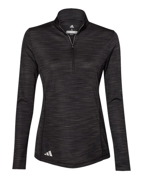 Adidas Women's Lightweight Mélange Quarter-Zip Pullover