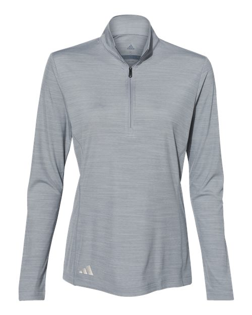 Adidas Women's Lightweight Mélange Quarter-Zip Pullover