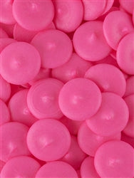 ChocoMaker Bright Pink Vanilla Flavored Candy Wafers - 12 Ounce Bag