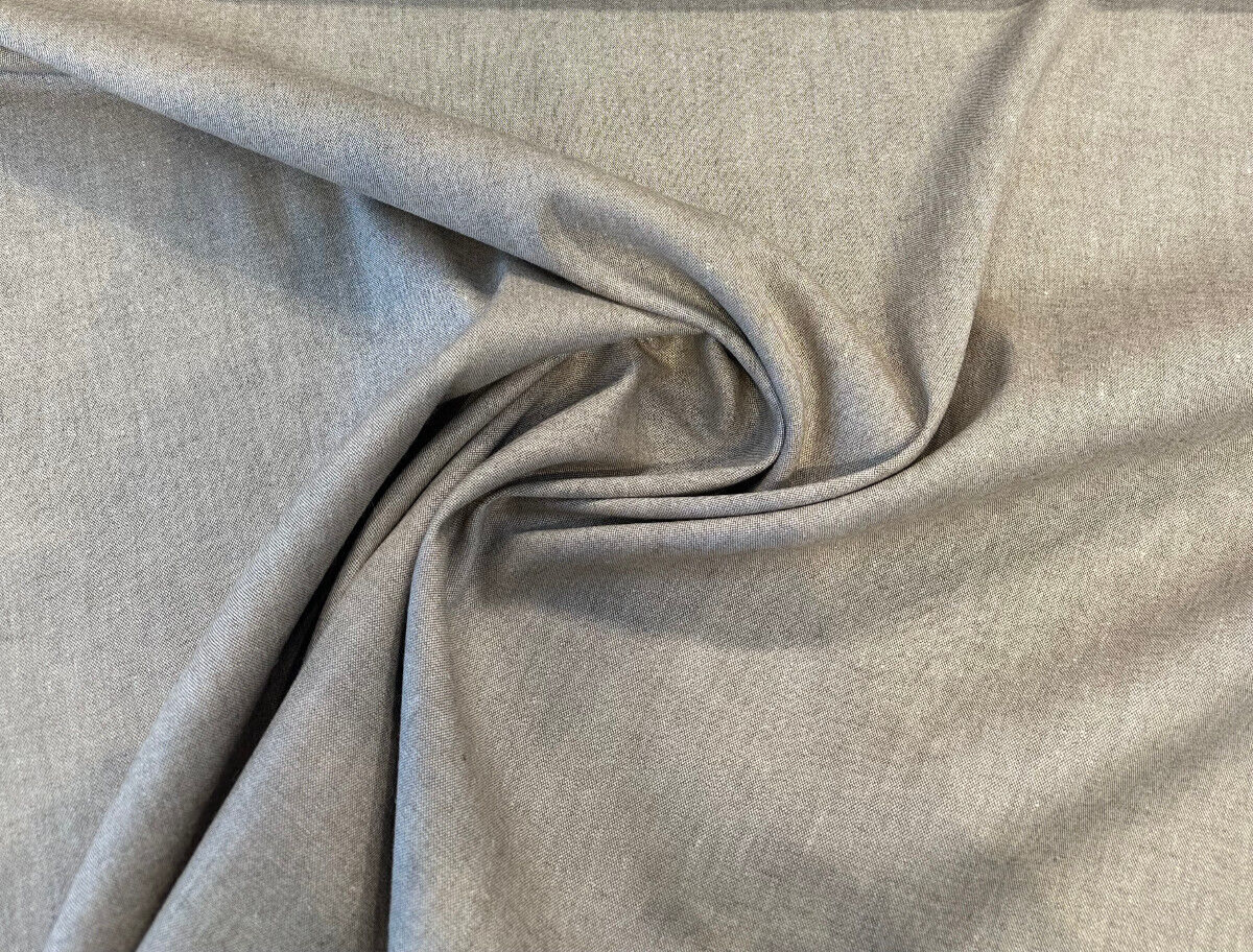 Comfy Cozy Linen Baby Alpaca Fabric - Mocha Twill, 54" Width (1 Yard)