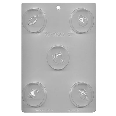 Seashells Sandwich Cookie Chocolate Mold