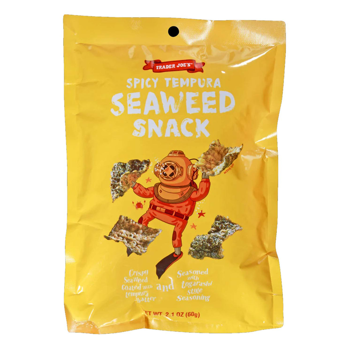 Spicy Tempura Seaweed Snack /2.1 Oz