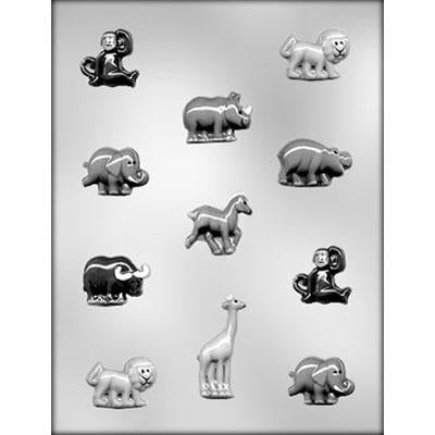 Zoo Animal Assortment Chocolate Mold