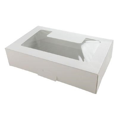 1/2# White Window Cookie Box - One Box