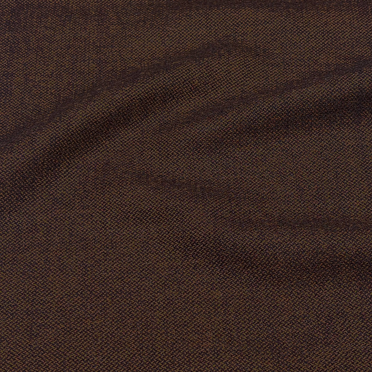 Reddish Brown Texture Wool Tweed Fabric - Reddish Brown Texture, 60" Width