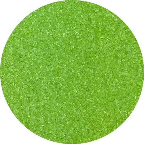 Lime Green Sanding Sugar - 16 Ounce