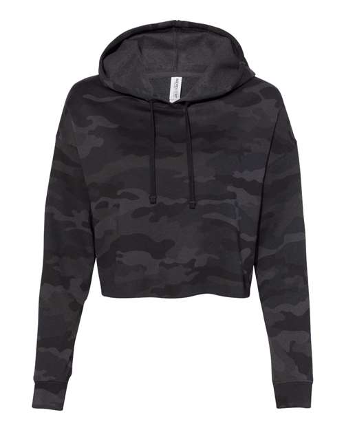 Women's Lightweight Crop Hooded Sweatshirt