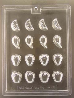 Assorted Fruit Chocolate Mold - ECAO454