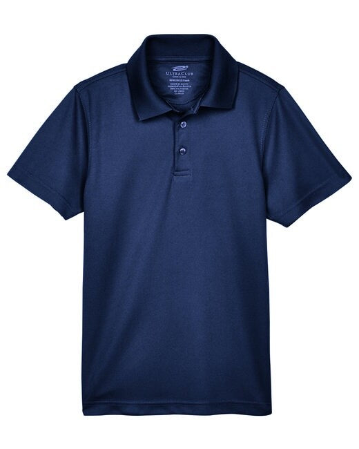 UltraClub® Youth Cool & Dry Mesh Piqué Polo