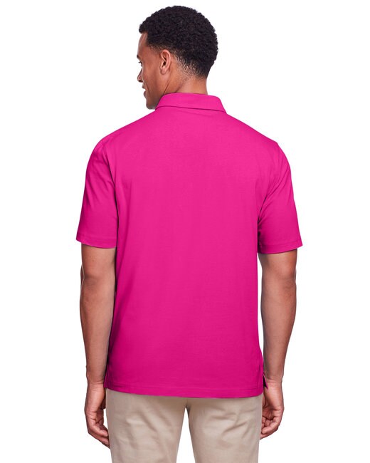 UltraClub® Men's Lakeshore Stretch Cotton Performance Polo
