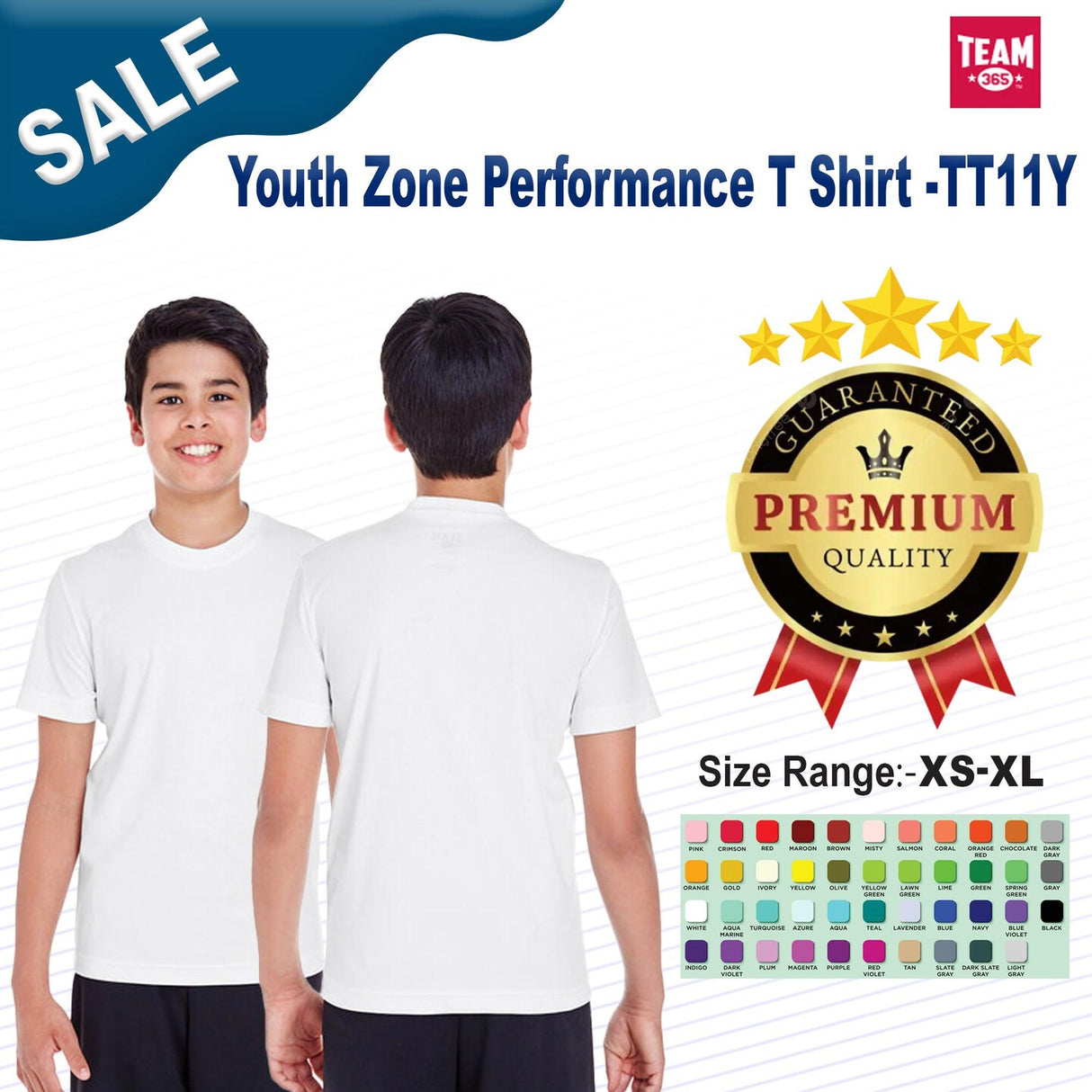 Team 365® Youth Zone Performance T-Shirt