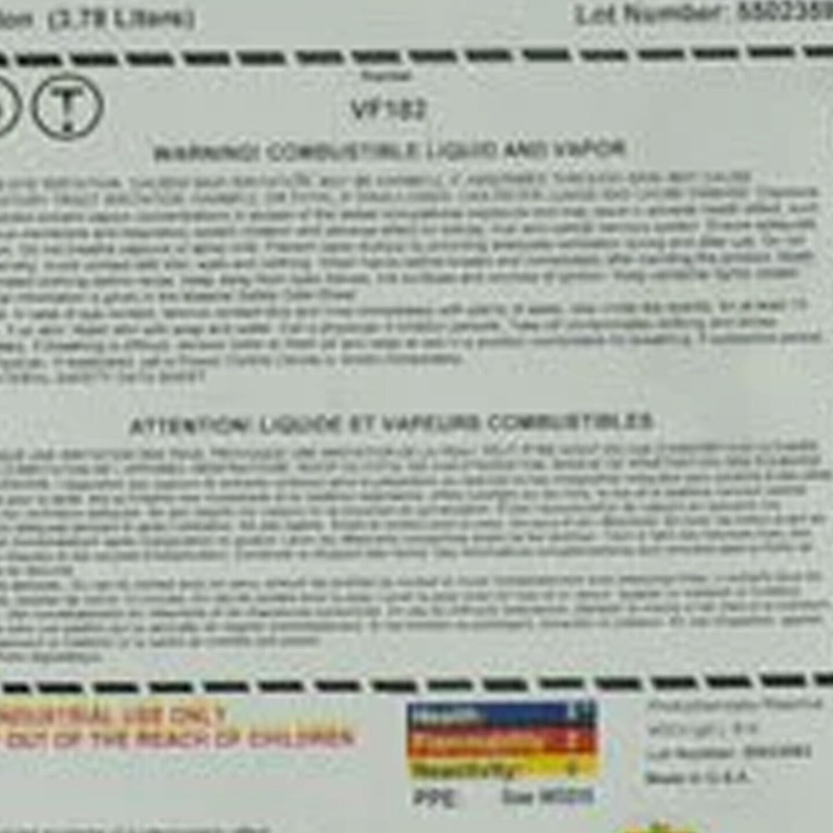 Nazdar VF182 Retarder Thinner For VF Series Ink