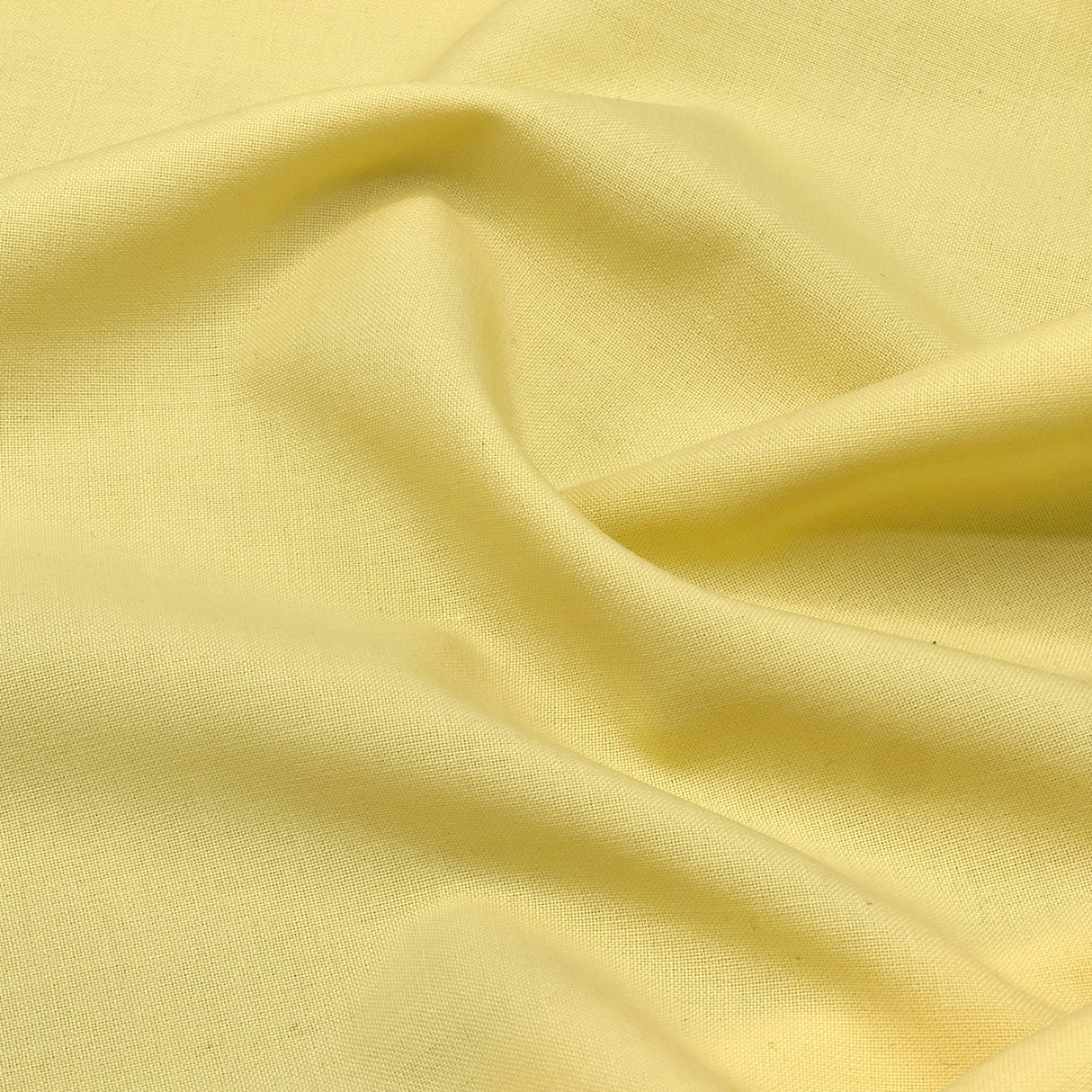 Bright Yellow Tropical Wool Blend Fabric - Machine Washable, 58/60" Width